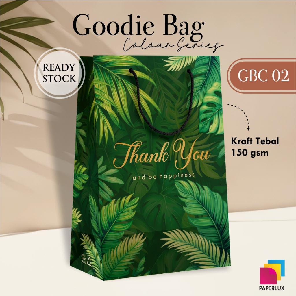 

[12 PCS] GOODIE BAG FULL COLOUR READY STOCK PAKET LUSINAN - TAS SOUVENIR PERNIKAHAN, HAJATAN GBC 02
