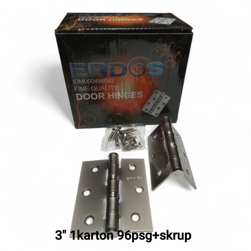 Engsel pintu jendela ERDOS harga 1karton