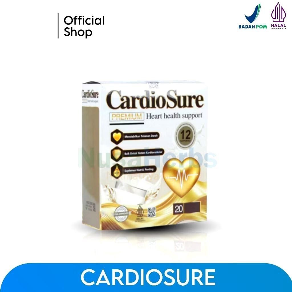 

CARDIOSURE ASLI 100% ORIGINAL SUSU UNTUK KESEHATAN JANTUNG & HIPERTENSI RESMI BPOM HALAL