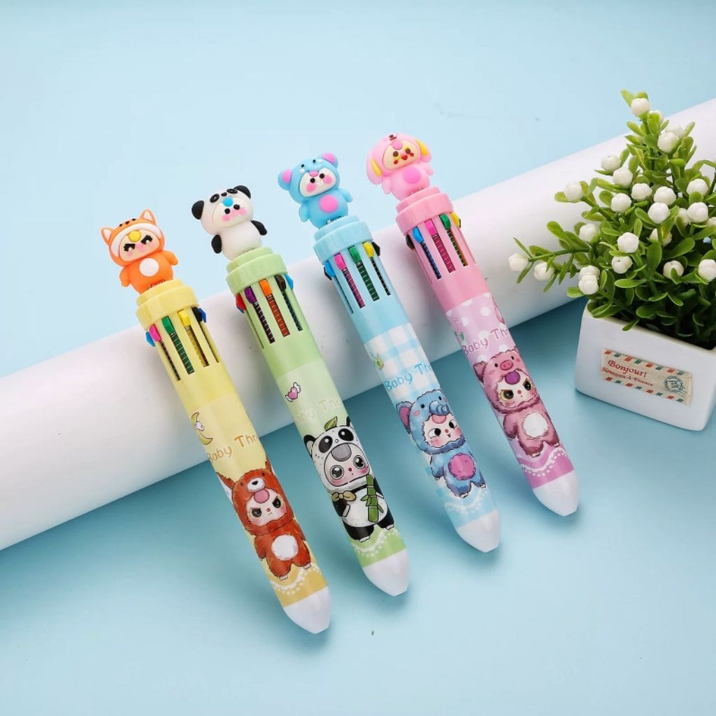

Pulpen 10 Warna Karakter Lucu | Pulpen Anak Sekolah Imut Aesthetic Murah (1 Pcs)