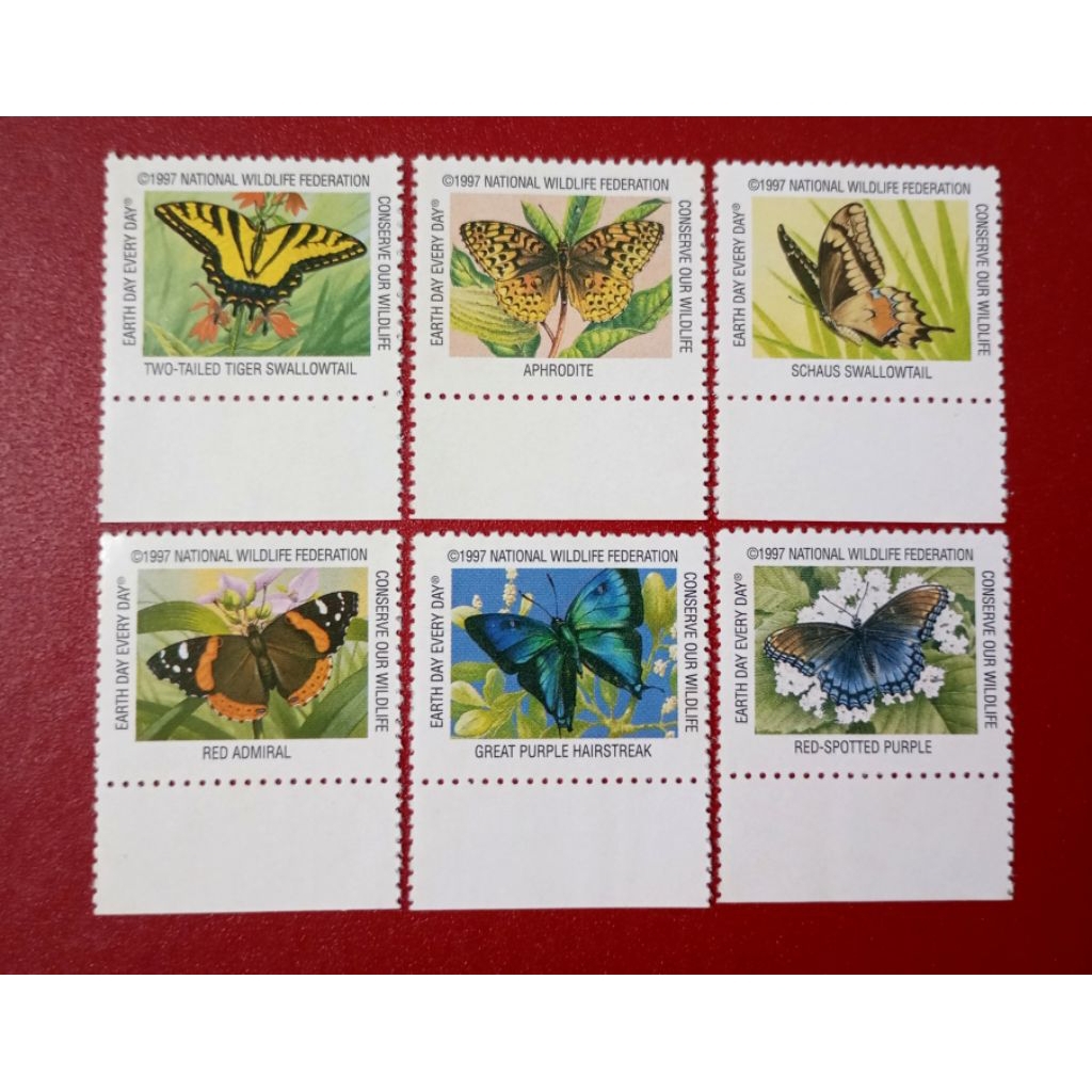 

PRANGKO NATIONAL WILDLIFE FEDERATION KUPU-KUPU 1997 MINT