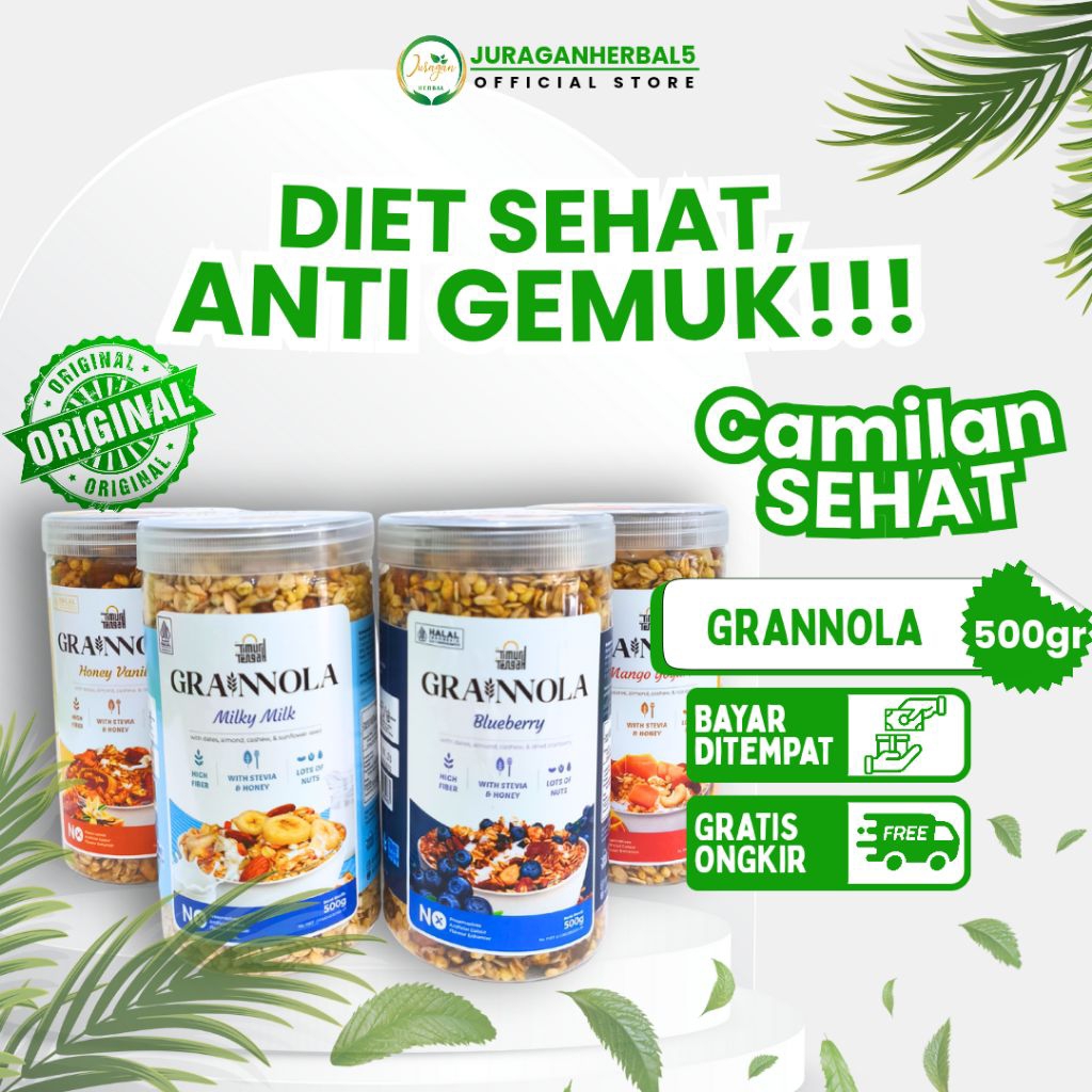 

GRANOLLA 500gr | CAMILAN SEHAT DIET | Juraganherbal5