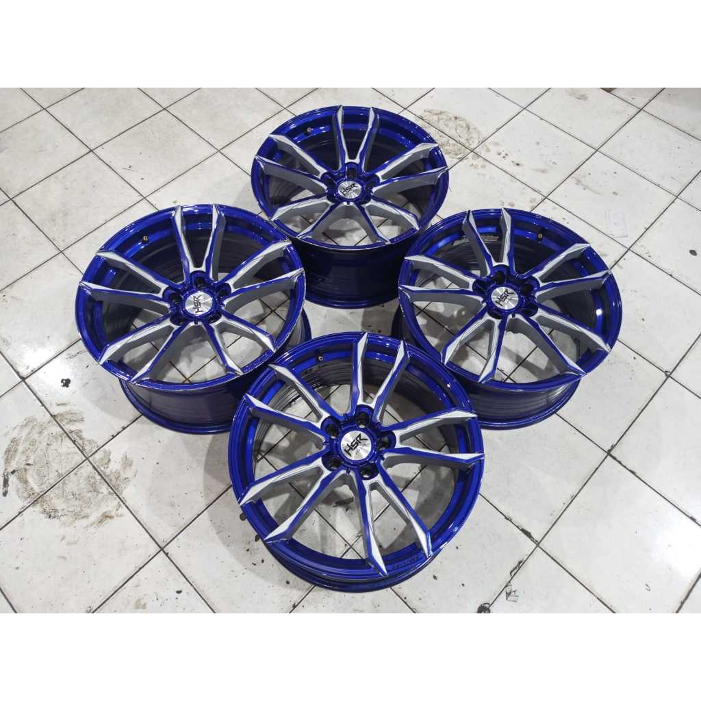 VELG FORGED TUAL R20 PCD 5X120 BLUE SILVER PAS BUAT MOBIL BYD SEAL BMW MINI COUNTERMAN