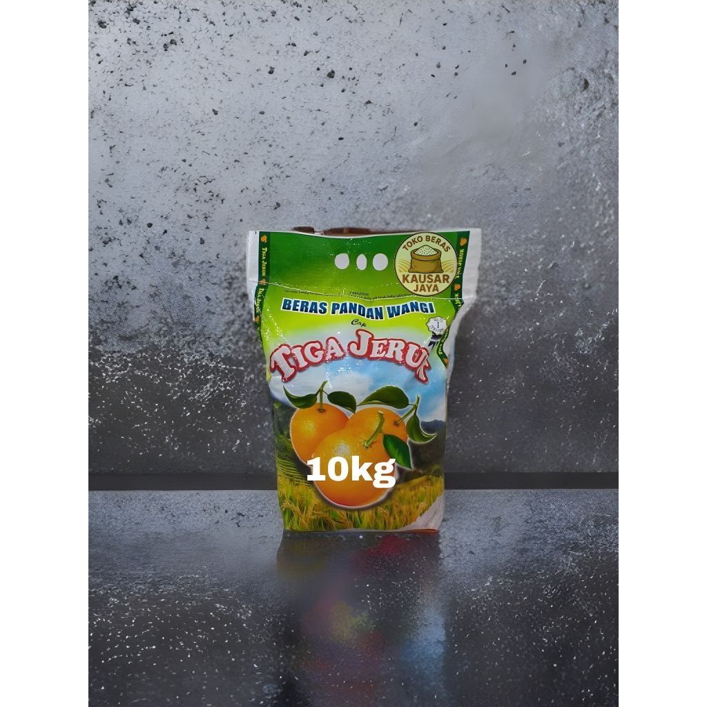 

Beras Tiga jeruk 10Kg Pandan wangi