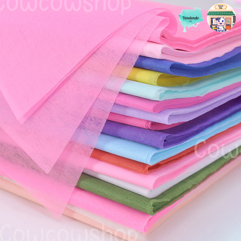 

(Isi 35 LEMBAR / 50x50cm) Kertas Tissue Buket Bunga / Cotton Paper Flower Wrapping Tissue / Craft