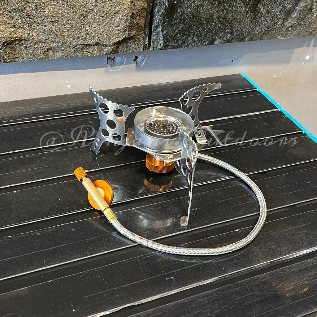 KOMPOR GAS LIPAT LV-39 PORTABLE CAMPING STOVE KOMPOR SELANG ADAPTOR KOMPOR ULTRALIGHT CAMPING STOVE 