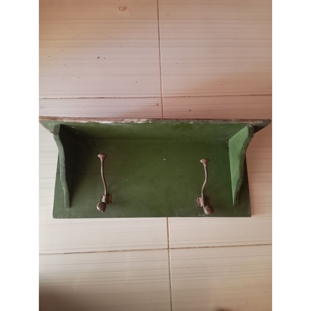 kapstok kayu jati jadulan klasik vintage