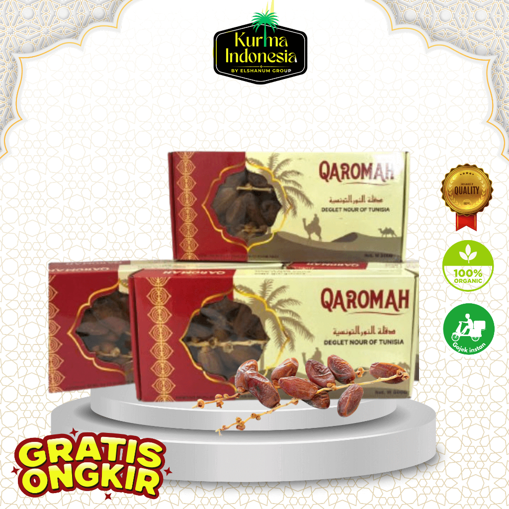 

KURMA TUNISIA NADIA 500GR / TUNISIA TANGKAI NADIA/ KURMA TUNISIA TANGKAI - OLEH OLEH HAJI
