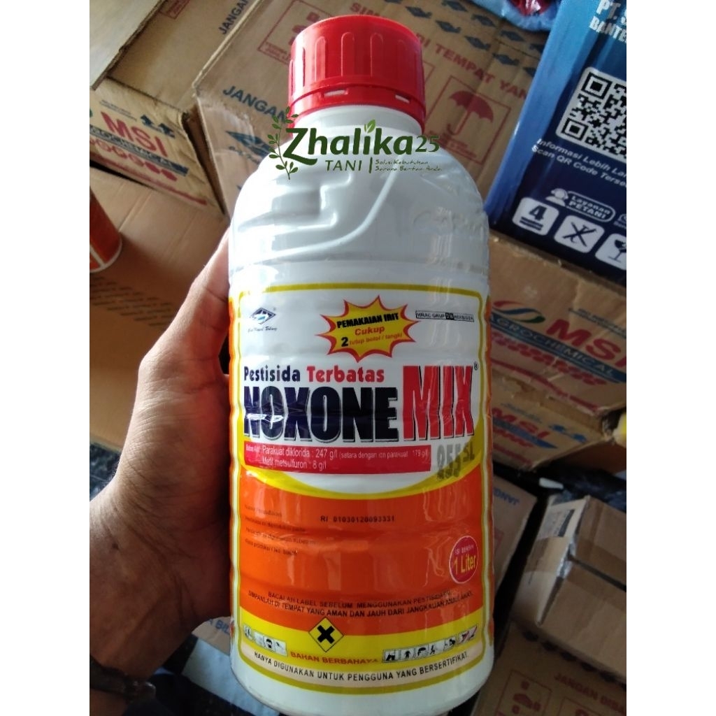 NOXONE MIX 255 SL Herbisida pembakar + Metil metsulfuron 1 Liter