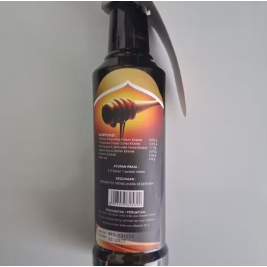 

Madu Hitam Pahit Darusyifa Plus Daun Insuline 470gr