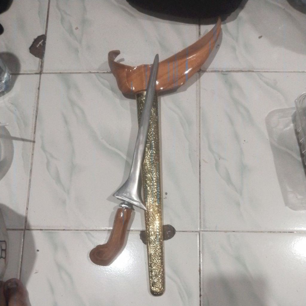 keris tari keris alumunium keris mainan