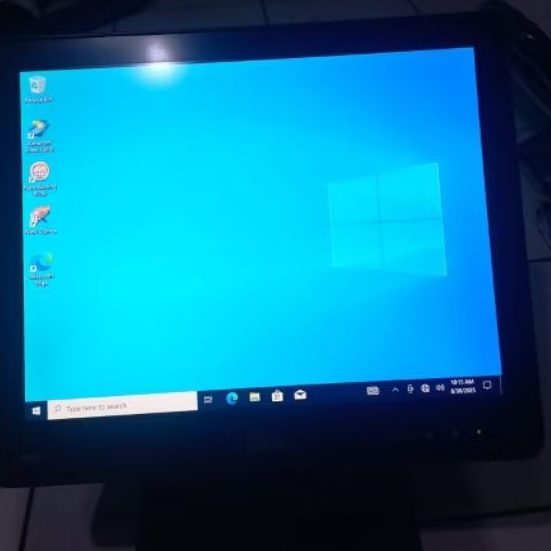 Monitor Touchscreen 15 Inch Wincor Nixdorf Original Second - Dudukan Custom