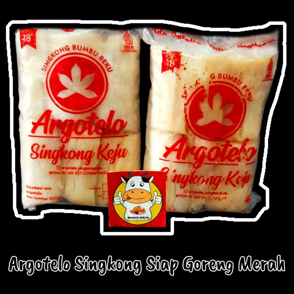 

ARGOTELO SINGKONG SIAP GORENG-FROZEN FOOD-BRONTZ JOGJA