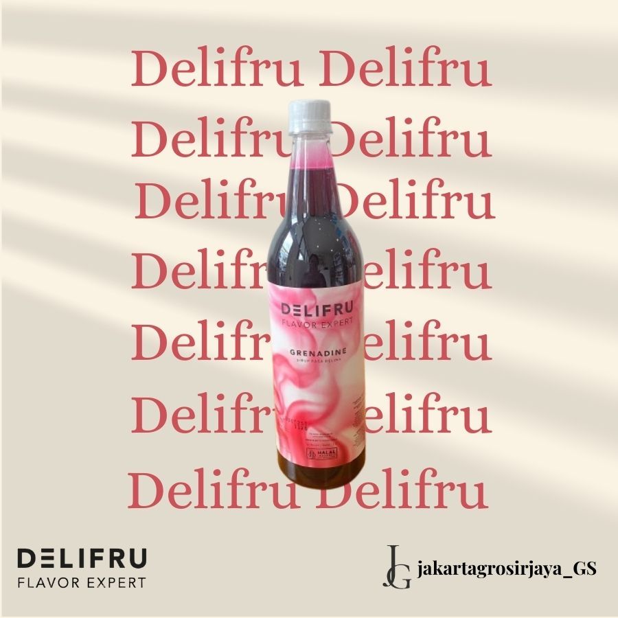 

Delifru Syrup Grenadine - Sirup Delima 1 Liter