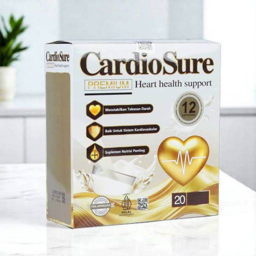 

CARDIOSURE MILK SUSU OBAT HIPERTENSI JANTUNG STRUK KOLESTEROL ASAM URAT 100% ORIGINAL