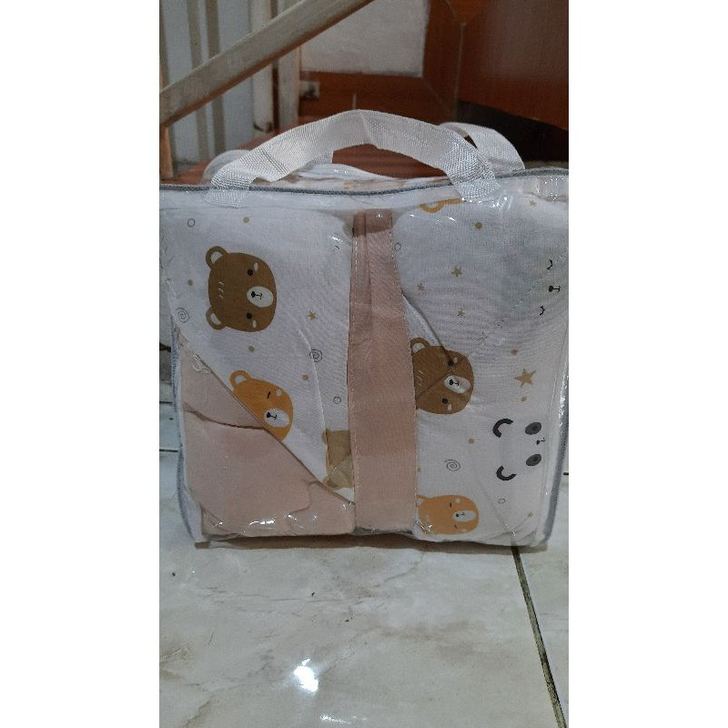 Tas plastik mika sprei seprei resleting dengan tali(min order 5pcs)