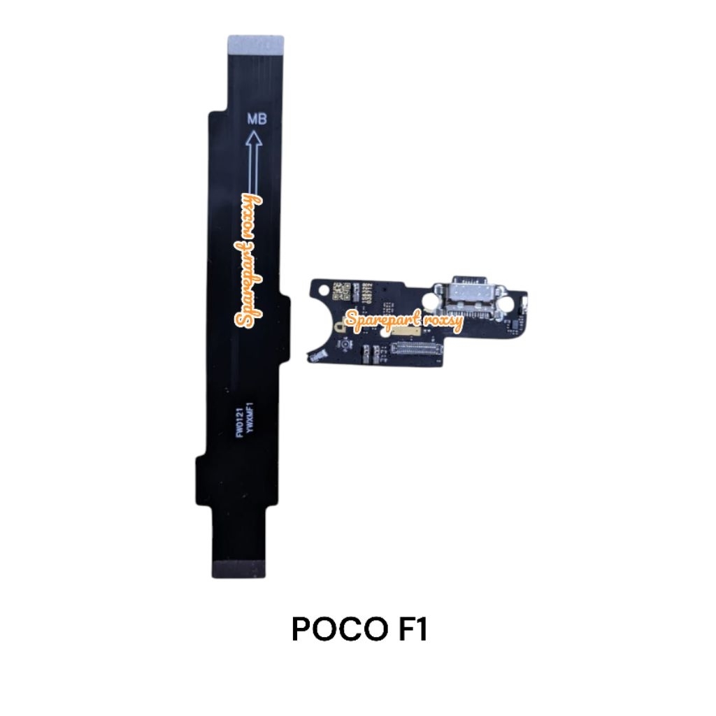 FLEXIBEL CHARGER POCOPHONE F1 PAPAN CAS FULLSET IC + FLEXIBEL BOARD POCOPHONE F1 SATU SET