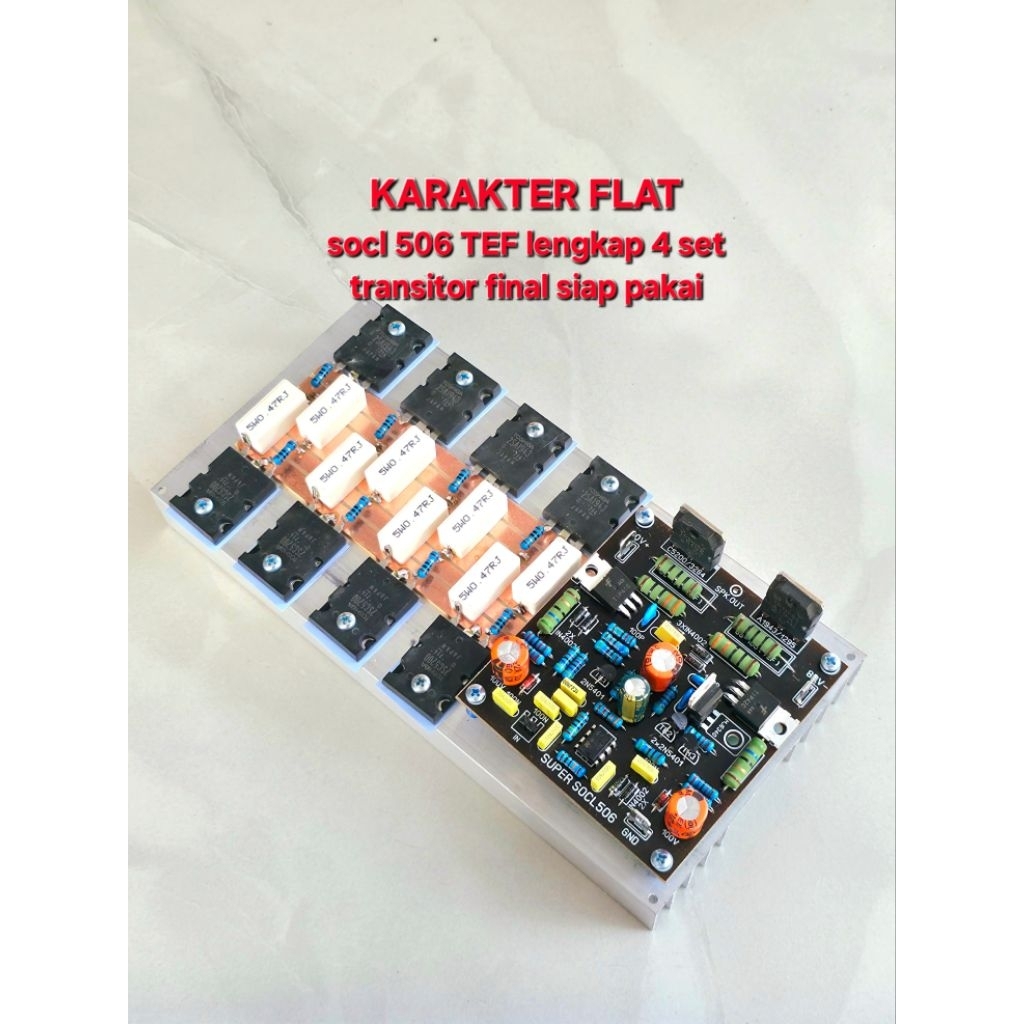 socl 506 lengkap transistor final toshiba siap pakai