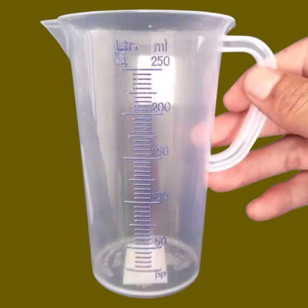 Gelas Takar 250 ML Green Leaf / Gelas Takar kapasitas 250ml