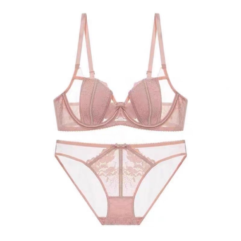 BEVERLY JEAN - Danielle Set Setelan Bra Wanita CD Seksi Cw Pakaian Dalam Lengkap Renda