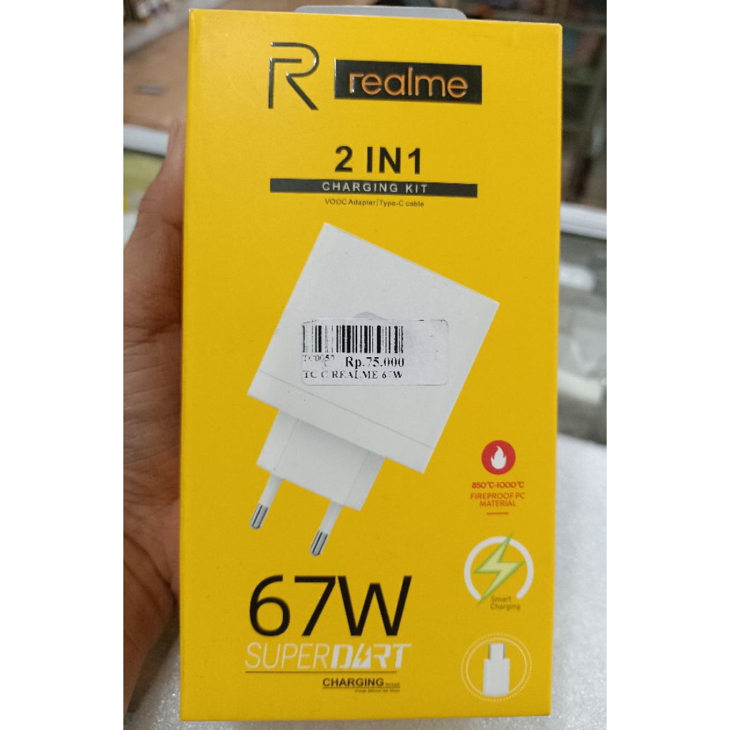 charger tipe C realme 67W