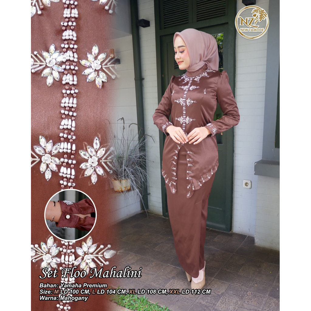 Mahalini - oneset melayu | baju kondangan braidsmaid