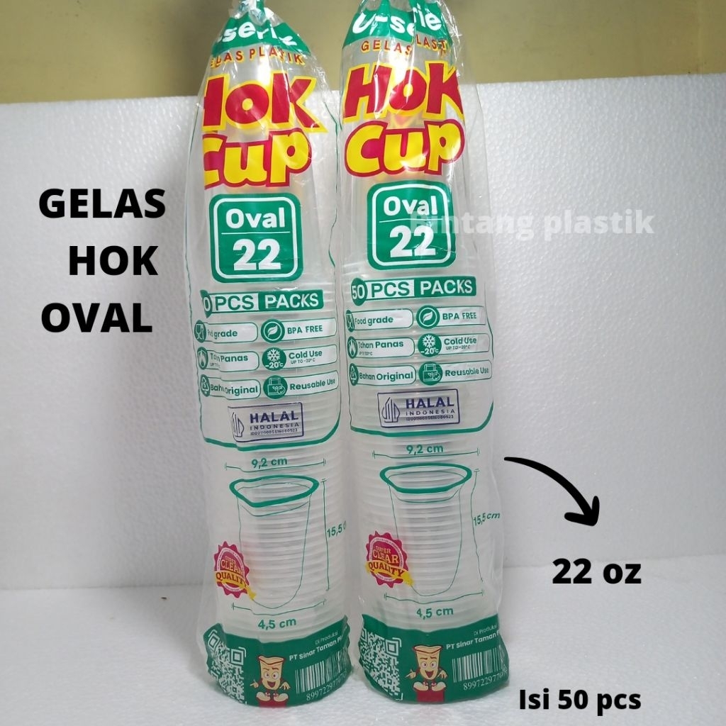 CUP GELAS HOK 22 OVAL