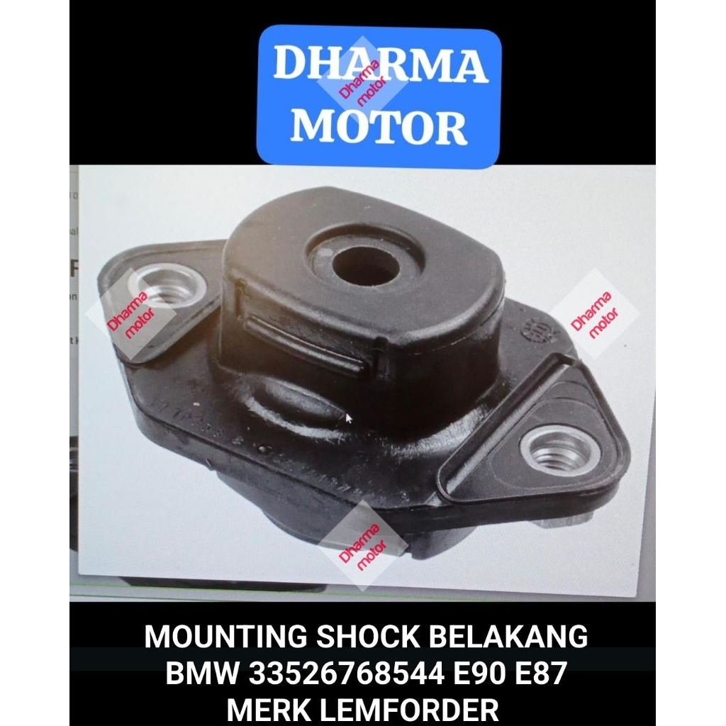 MOUNTING SHOCK BELAKANG BMW 33526768544 E90 E87  MERK LEMFORDER PART BMW
