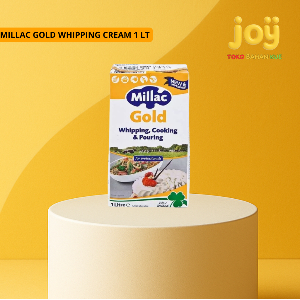 

MILLAC GOLD WHIPPING CREAM 1 LT , COOKING CREAM, POURING CULINARY CREAM