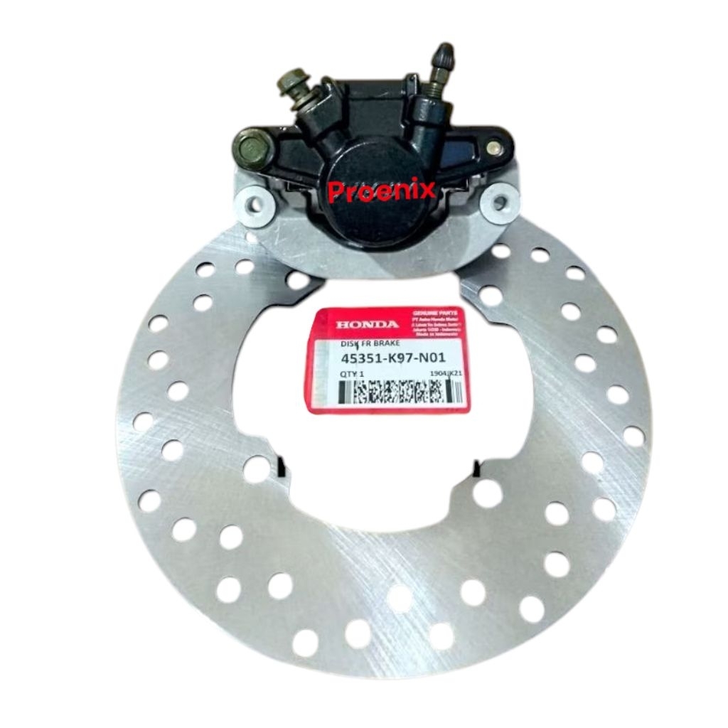 kaliper+piringgan belakang pcx