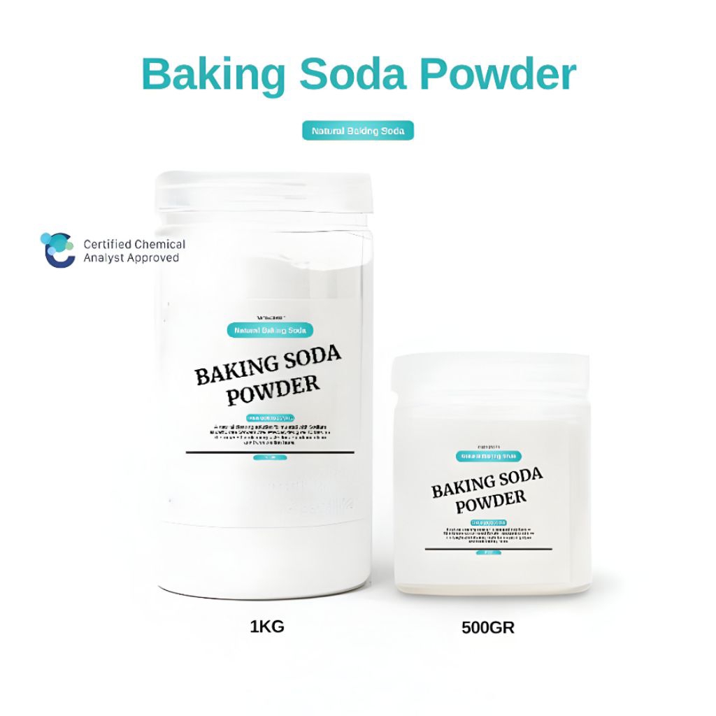 

BAKING SODA BY SERBAGUNA / Sodium Bicarbonate - FOOD GRADE / Soda Kue - Pembersih Serbaguna / BAKING SODA - 1000GR