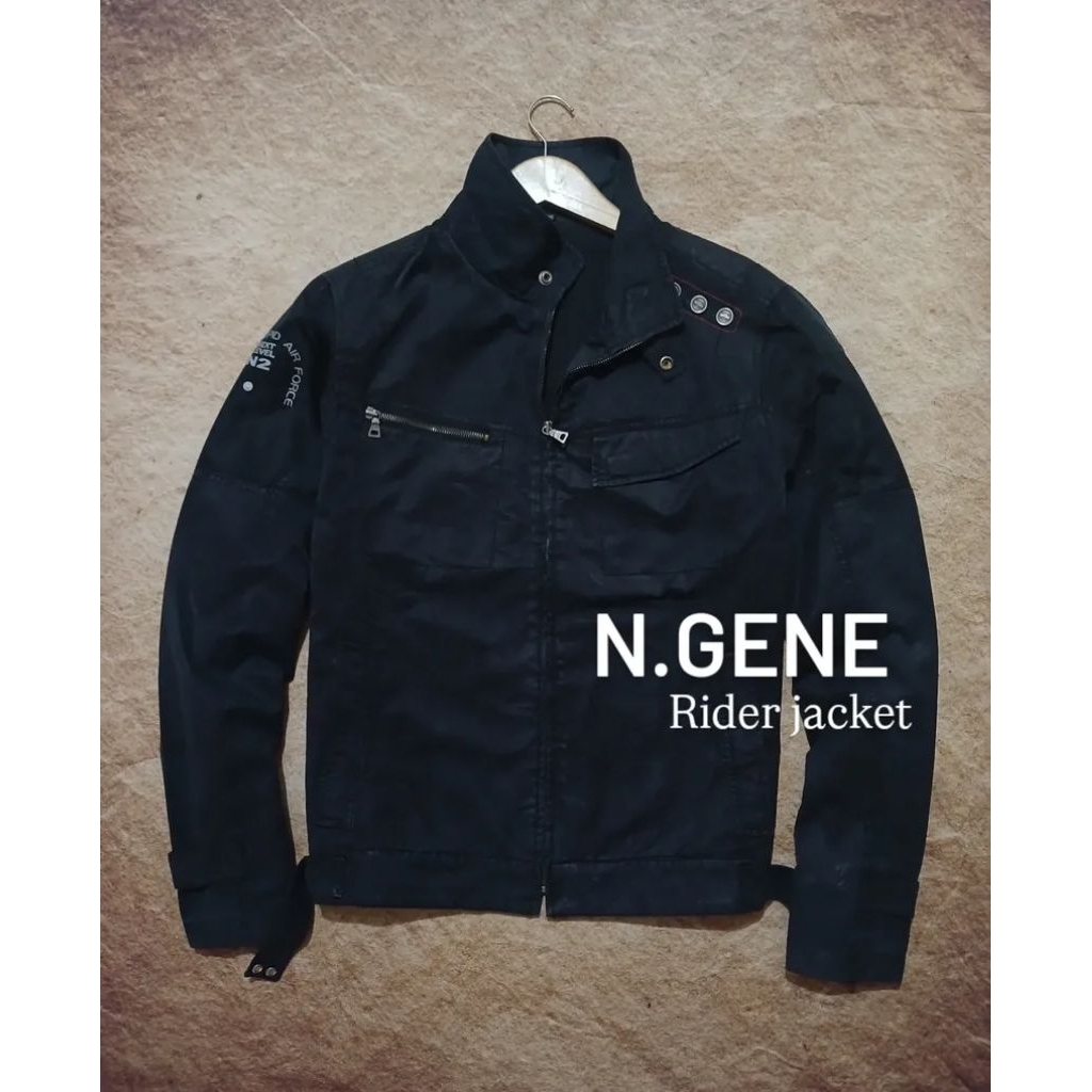 Jaket biker/rider keren N.GENE recomend second/bekas/preloved