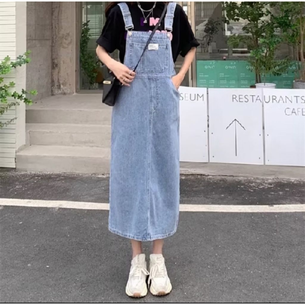 Dress levis kodok korea panjang