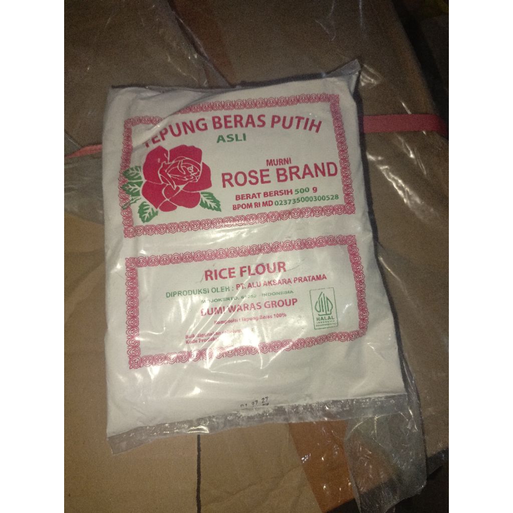 

tepung beras putih rose brand 500g