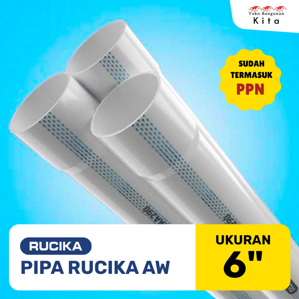 Pipa PVC Rucika - 6" AW