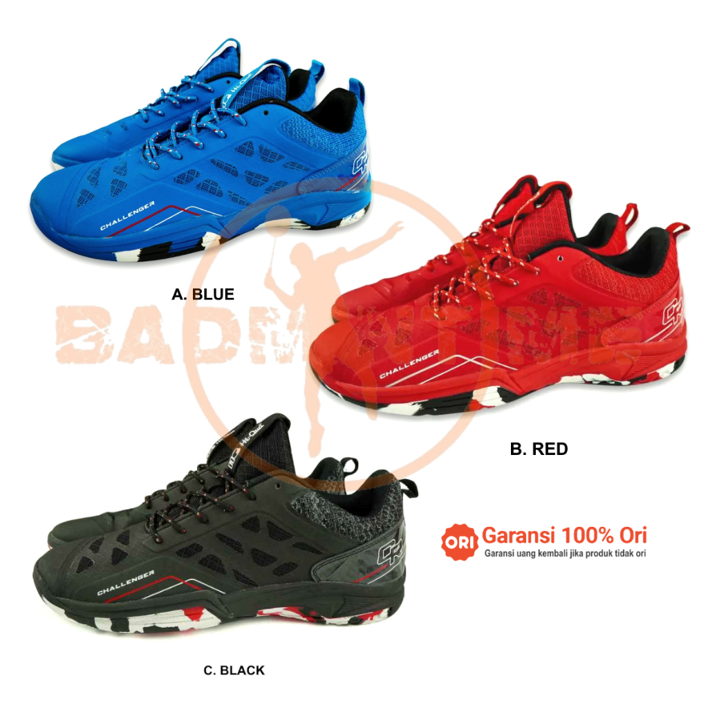 HiQua Challenger Lite Sepatu Badminton Hi Qua / Bulutangkis Original Chalenger
