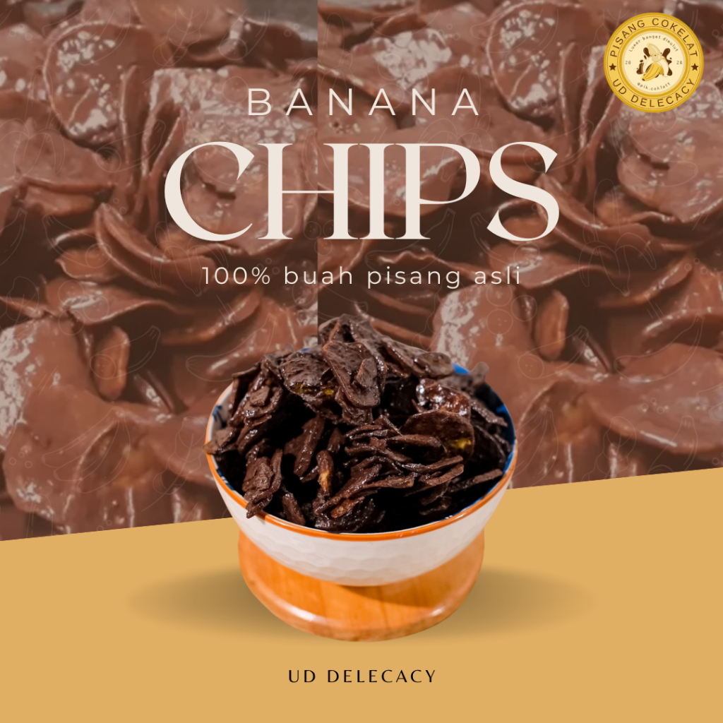 

Kripik pisang coklat lumer - 100gr