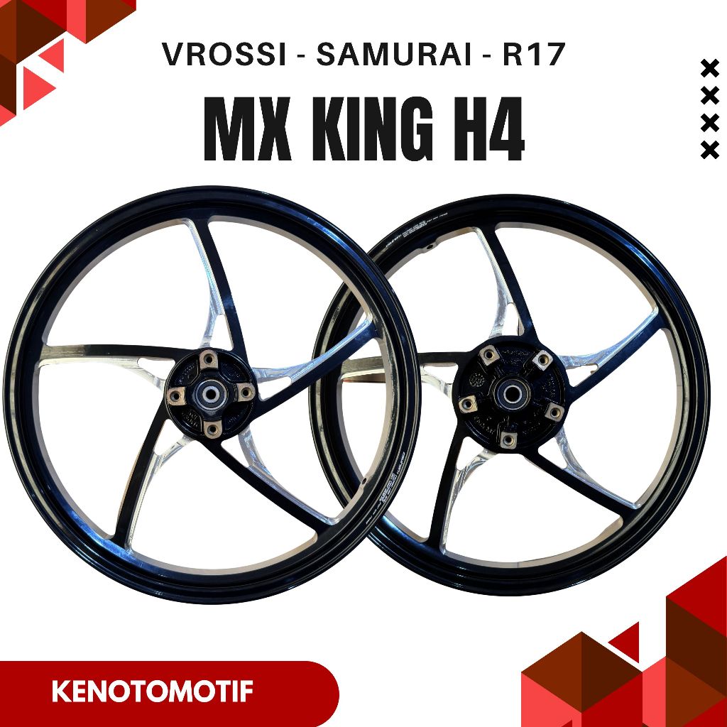 VRossi Velg Palang 5 Sprint Samurai MX King - Jupiter MX King Hole 4 | 17 x 160 / 160 |