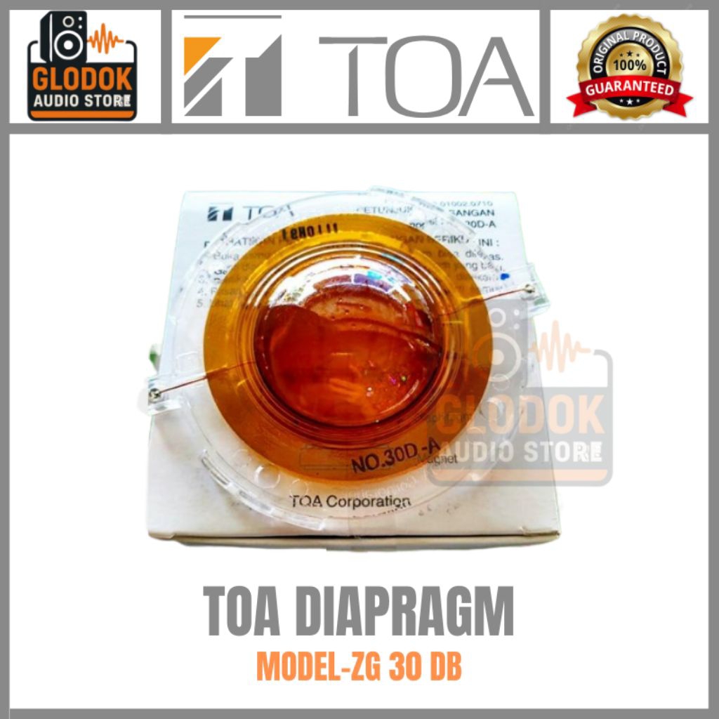 TOA ZG-30D-B 25W - 50W (Diaphragm / Spul / Spool / ZG 30 D B)