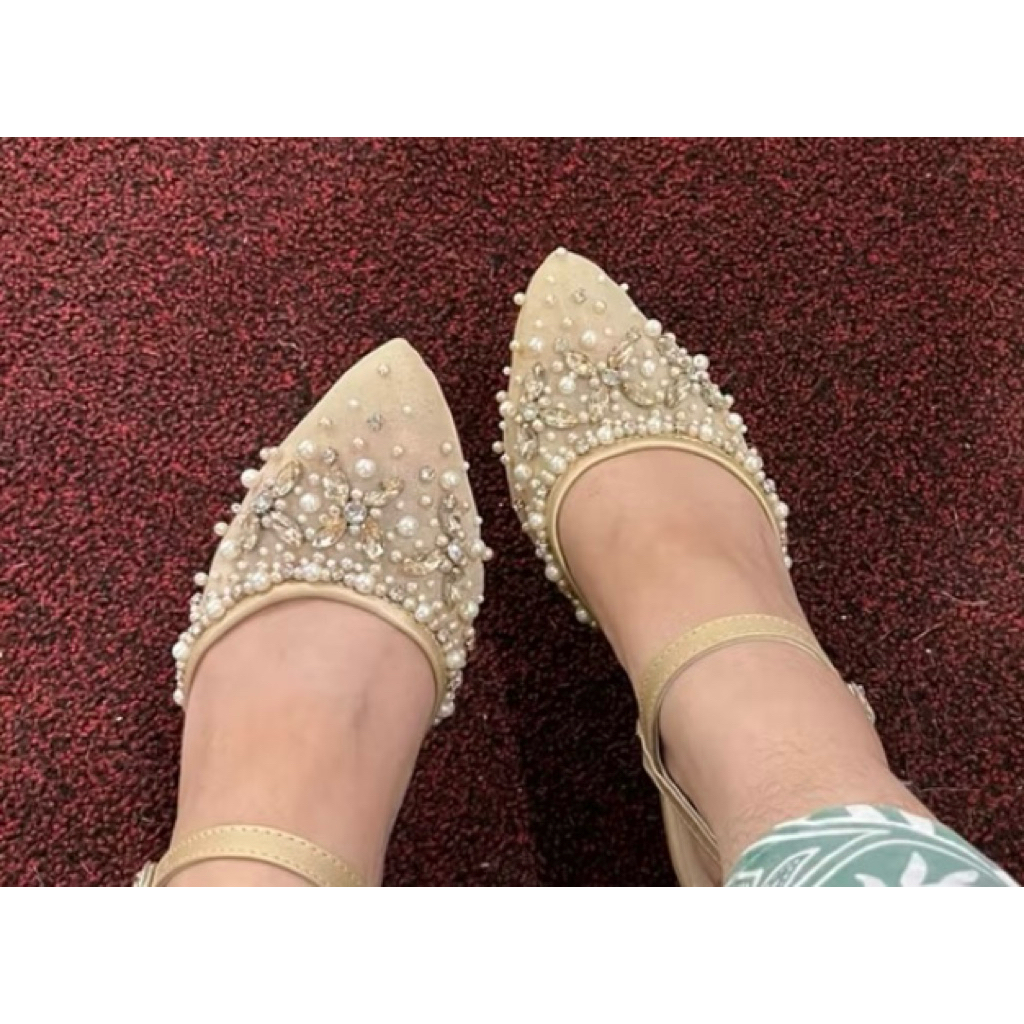 preloved wedding shoes emas 42