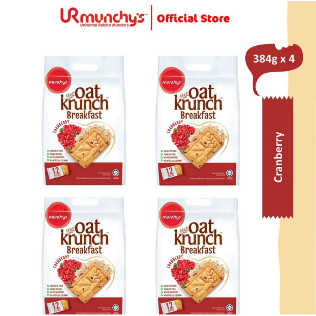 

OAT KRUNCH BREAKFAST CRANBERRY FLAVOR