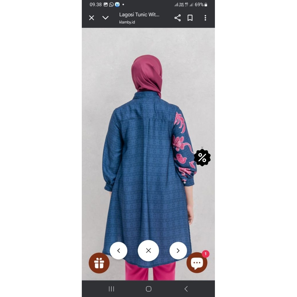 Tunik wearing klamby "lagosi Tunik"