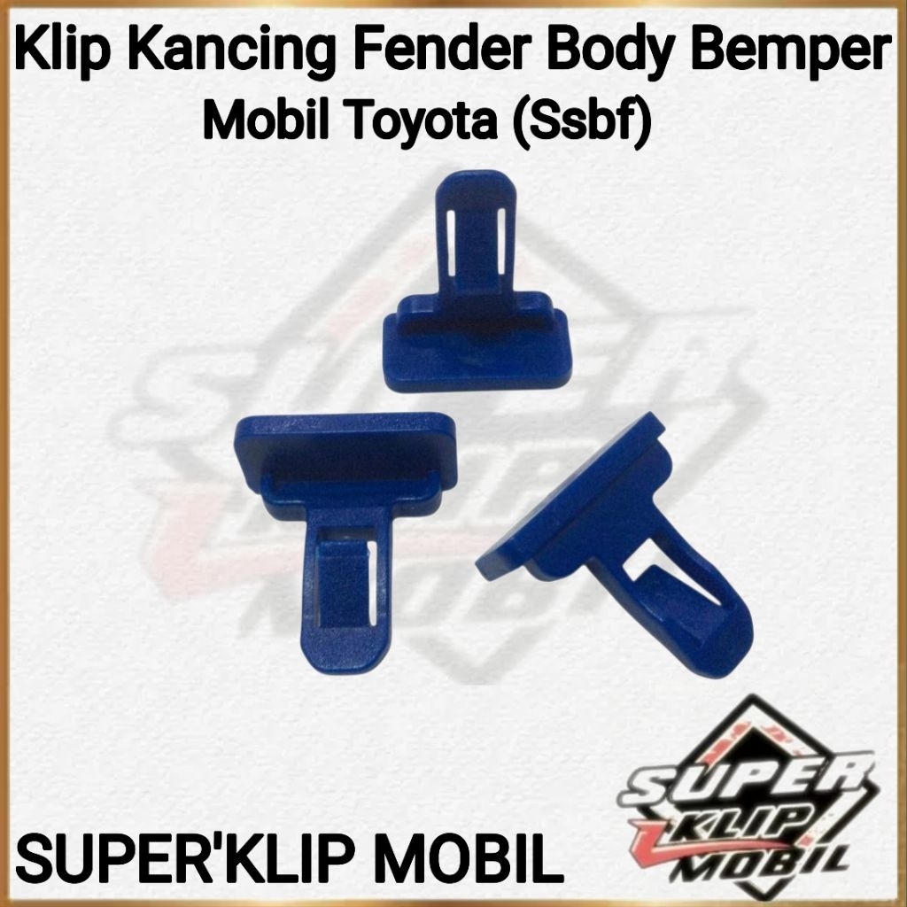 Klip Kancing Fender Body Bemper Mobil Toyota (Ssbf)