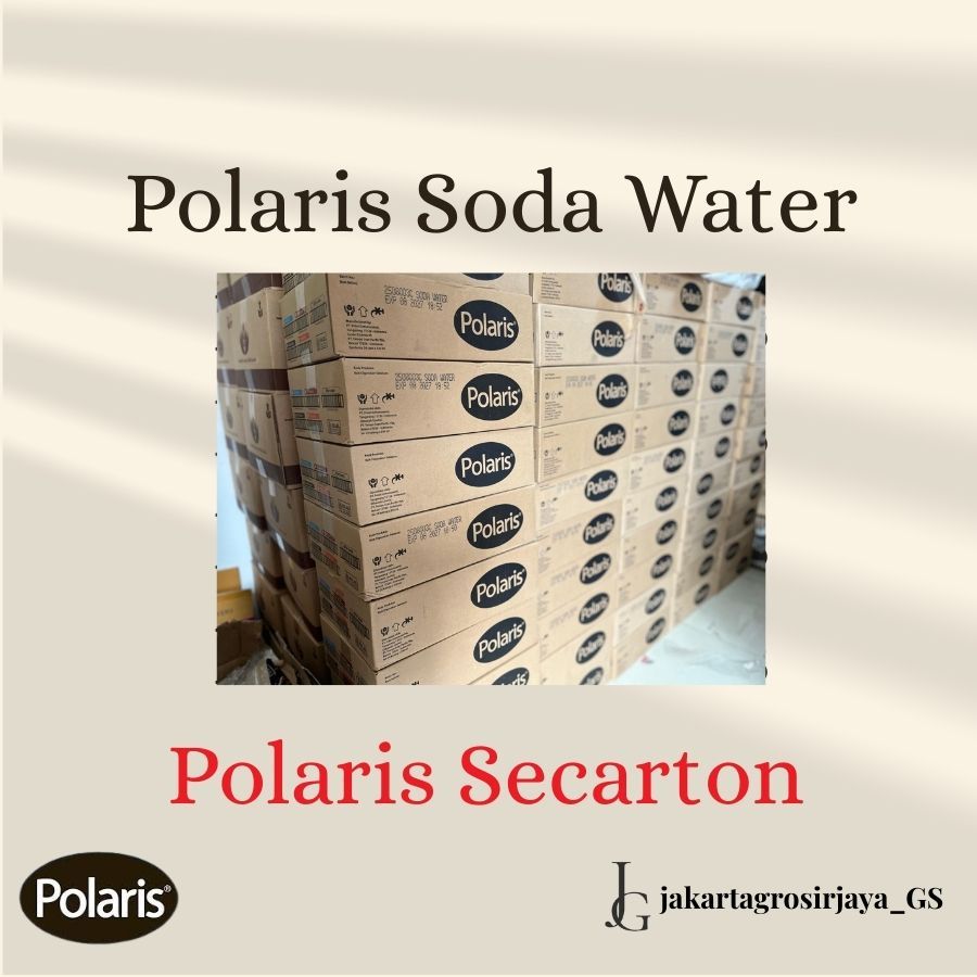 

Air Soda | Soda Water Polaris 330ml 1 Dus isi 24 Kaleng | Polaris Soda Water Karton