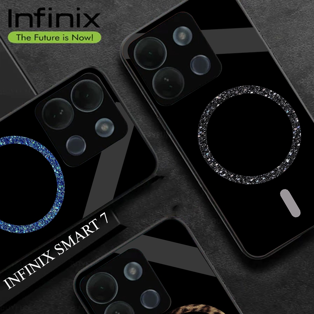 Softcase Glossy Glass Infinix Smart 7 Terbaru Casing  Handphone Infinix Smart 7 -  Pelindung Handpho