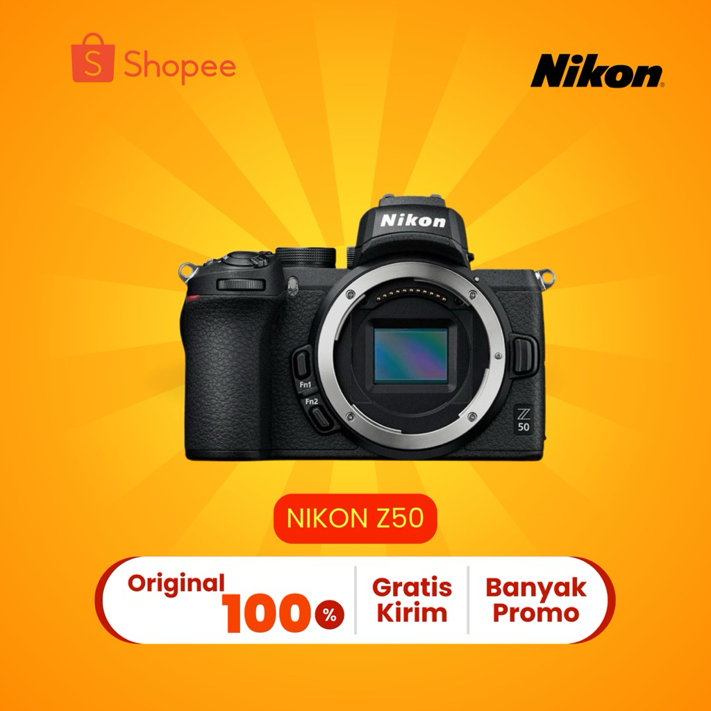 Nikon Z50 Kamera Mirrorless Original 100% Bergaransi Resmi
