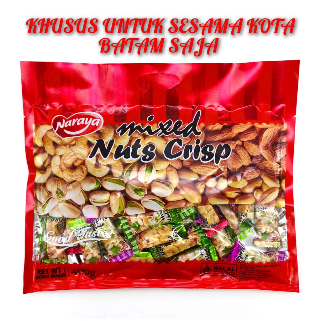 

Naraya Mixed Nuts Crisps 400 gram