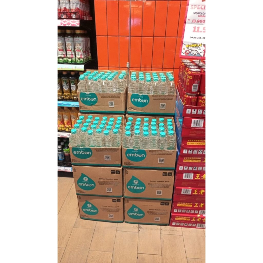 

1 karton Purance Embun 500ml @24pcs