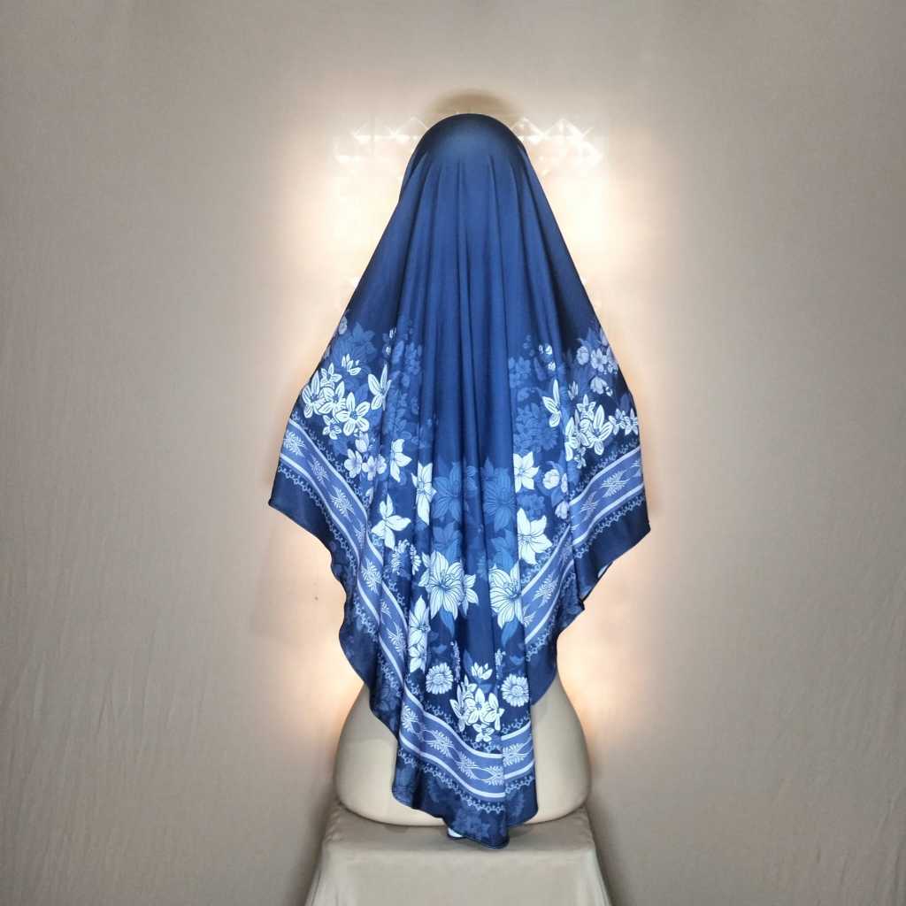 Aleeya - Hijab Jilbab Kerudung Instan Bergo Motif Bunga Printing Jersey Premium