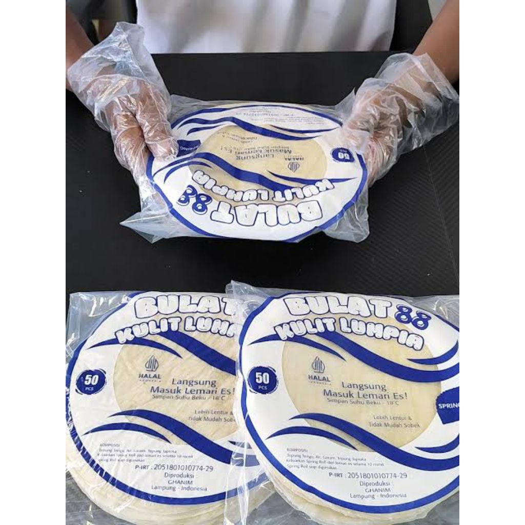 

Kulit Lumpia Bulat88 isi 50pcs
